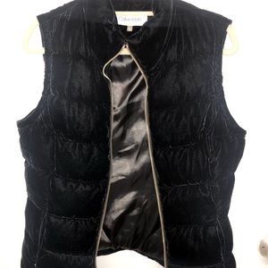 Plush puffer vest